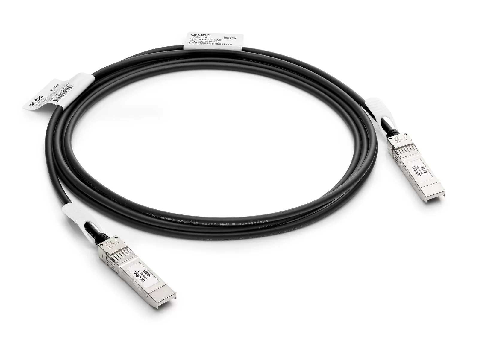 Cable de conexión directa (DAC) HPE Networking Instant On 10 Gbit/s de SFP+ a SFP+, 3 m (R9D20A)