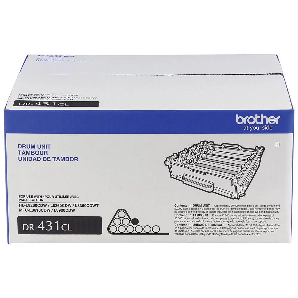 Tambor Brother Valor DR431CL, rendimiento aproximado 30,000 páginas, compatible con MFCL8900CDW - Imagen 5