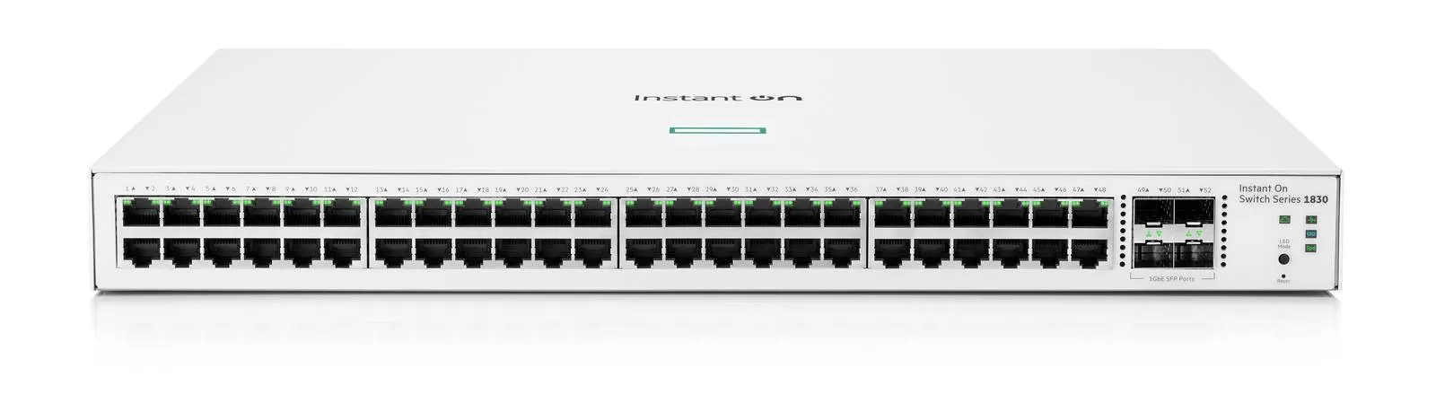 Switch HPE Instant On 1830 Gigabit Ethernet, 48 puertos, 4SFP 1GbE (JL814A)