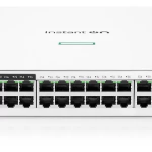Switch HPE Instant On 1830 Gigabit Ethernet, 48 puertos RJ-45, 12p PoE Clase 4 370 W, 4SFP 1GbE (JL815A)