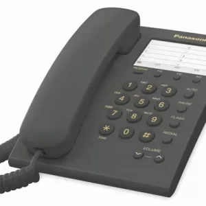 Teléfono analógico PANASONIC KX-TS550MEB, Analógica, Escritorio/pared, Negro