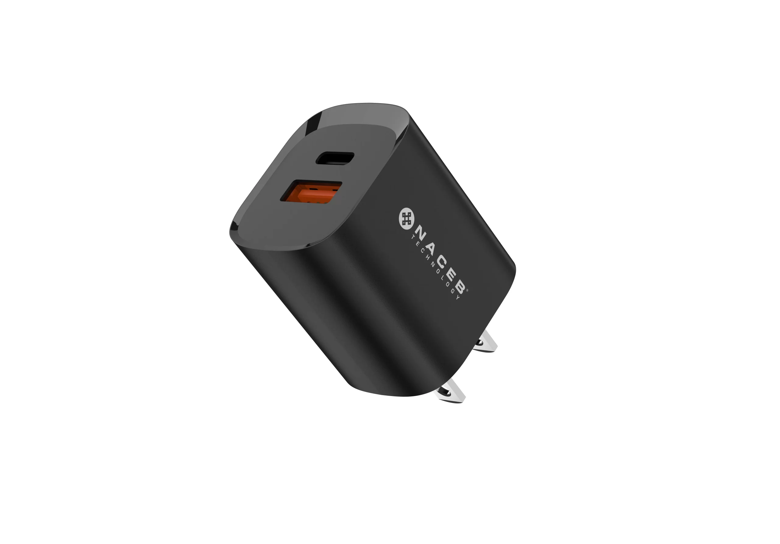 CARGADOR DE PARED NA-0143 USB-A + USB-C