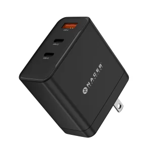 NACEB CARGADOR DE PARED GaN USB-A + USB-C + USB-C 65W NA-0144