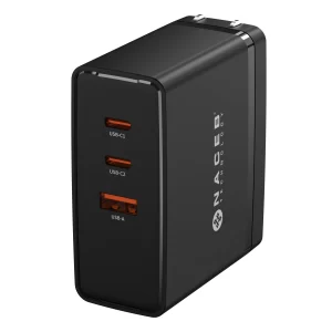 NACEB CARGADOR DE PARED GaN USB-A + USB-C + USB-C 100W NA-0145