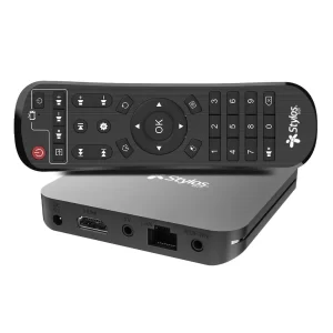 TV BOX Stylos Smart 4K Android 10,H313 2/16GB+2.4/5G WIFI+IR RCU Negro
