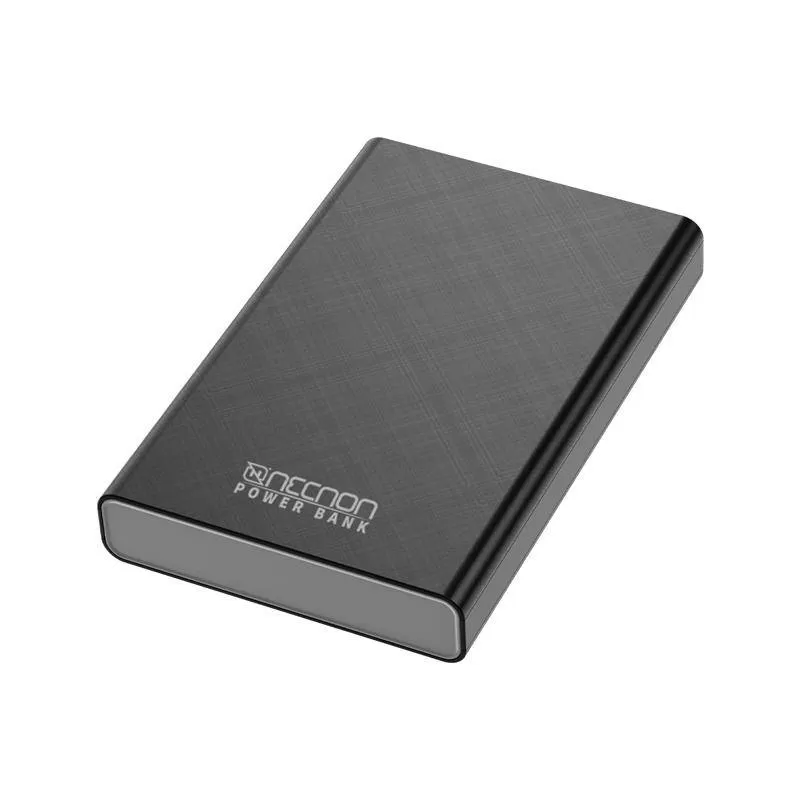 Power Bank NPW-05TC Necnon 5000mAh entrada y salida doble USB 5V/2.1 y tipo C 5V/2.1A. 1 A 2 CARGAS indicador de carga con luz LED, bateria de 5,000 mAH - Imagen 2