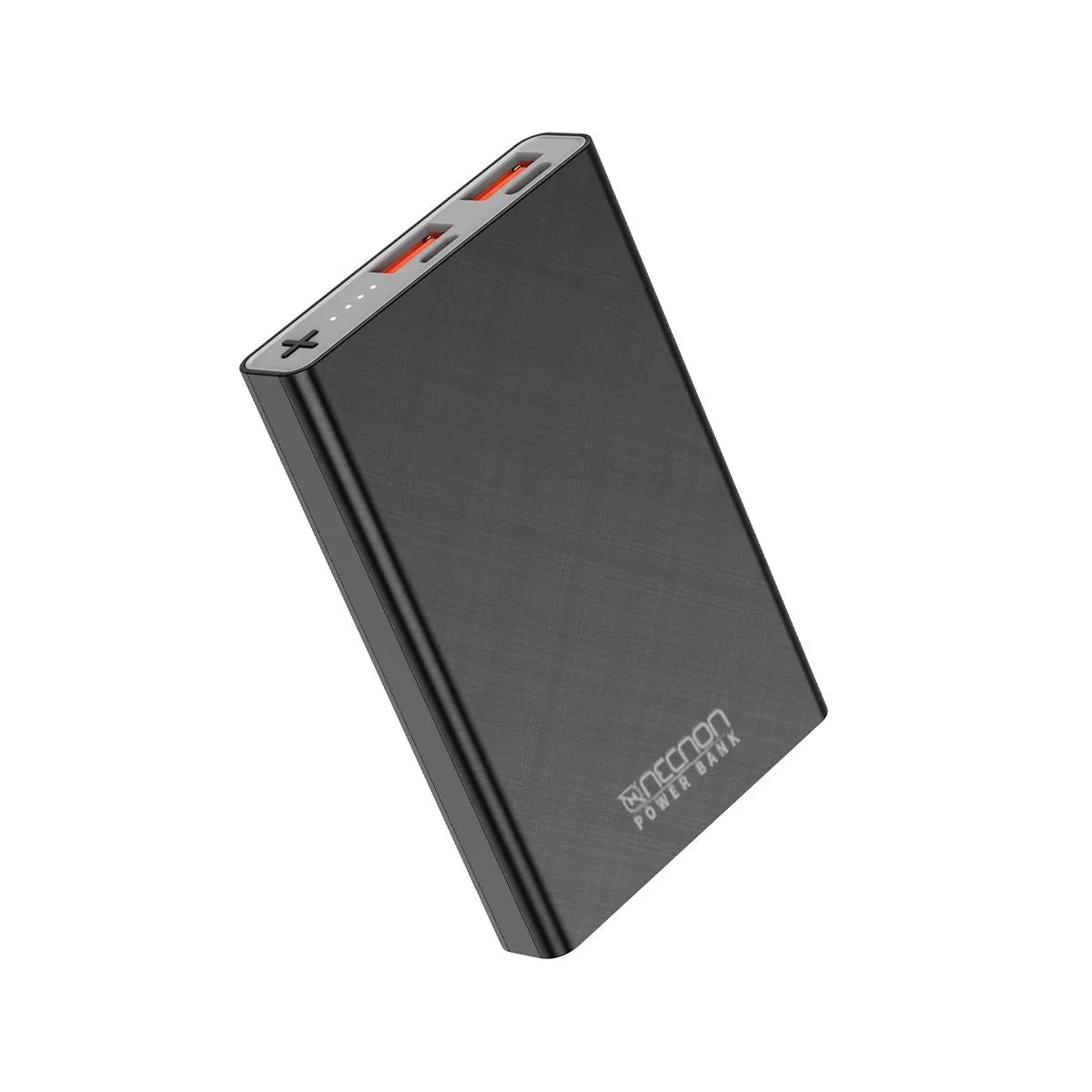 Power Bank NPW-05TC Necnon 5000mAh entrada y salida doble USB 5V/2.1 y tipo C 5V/2.1A. 1 A 2 CARGAS indicador de carga con luz LED, bateria de 5,000 mAH - Imagen 4