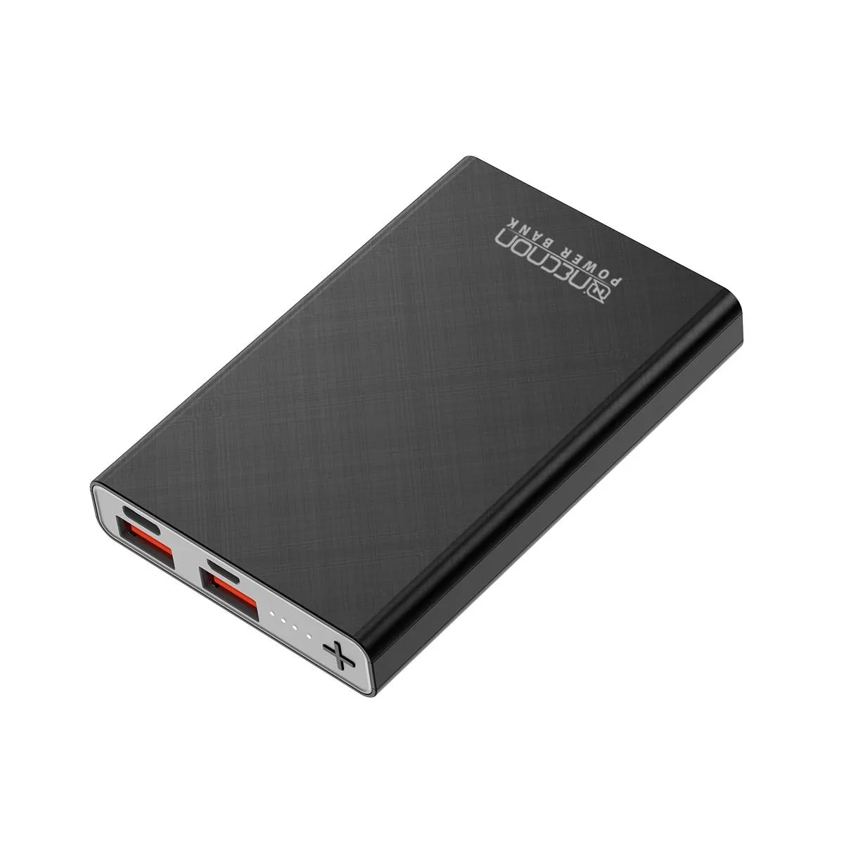 Power Bank NPW-05TC Necnon 5000mAh entrada y salida doble USB 5V/2.1 y tipo C 5V/2.1A. 1 A 2 CARGAS indicador de carga con luz LED, bateria de 5,000 mAH - Imagen 5