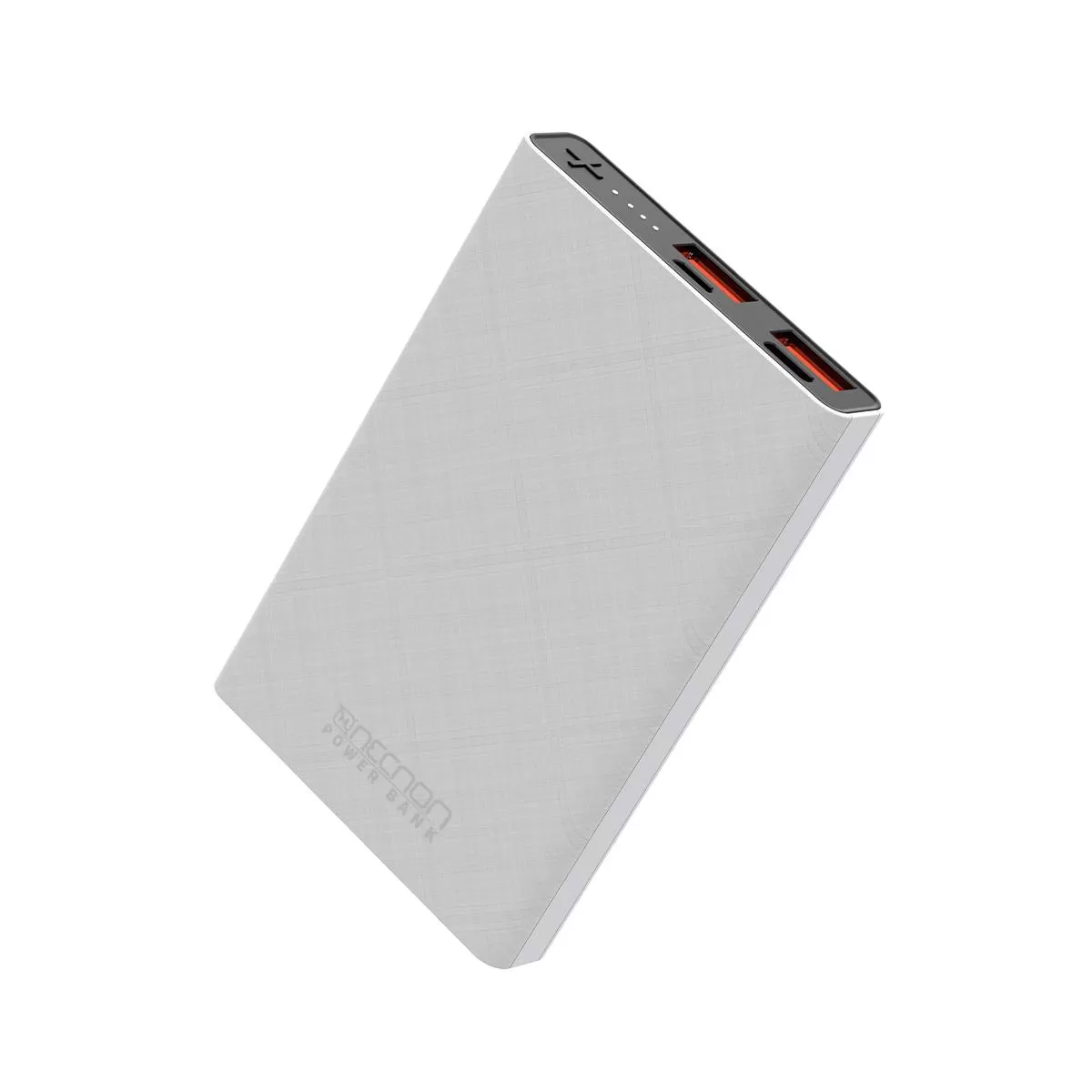 Power Bank NPW-05TC Necnon 5000mAh entrada y salida doble USB 5V/2.1 y tipo C 5V/2.1A. 1 A 2 CARGAS indicador de carga con luz LED, bateria de 5,000 mAH - Imagen 4