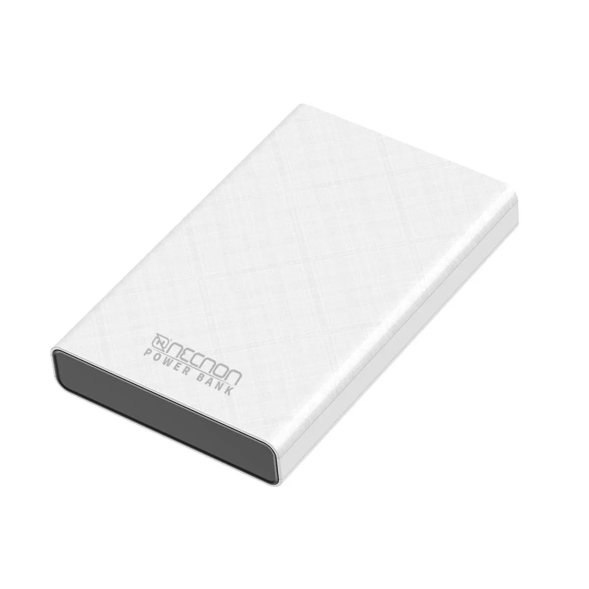Power Bank NPW-05TC Necnon 5000mAh entrada y salida doble USB 5V/2.1 y tipo C 5V/2.1A. 1 A 2 CARGAS indicador de carga con luz LED, bateria de 5,000 mAH