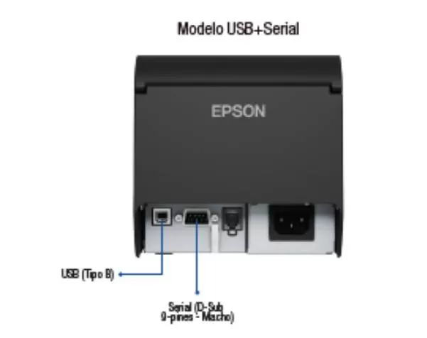 Impresoras POS EPSON TM-T20IVL-001 USB-SRL, Térmico - Imagen 4