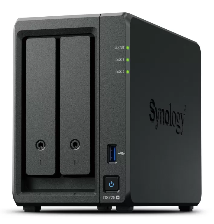 Servidor NAS marca Synology modelo DS725+ 2 Bahias DiskStation