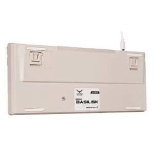 NACEB TECLADO MECANICO GAMER RGB 80% COMPACTO 84 TECLAS GRAY BASILISK NA-0970