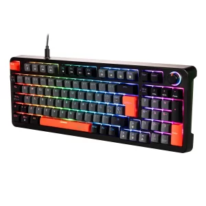 NACEB TECLADO MECANICO GAMER SWITCH BROWN RGB RED PHYTON NA-0972N