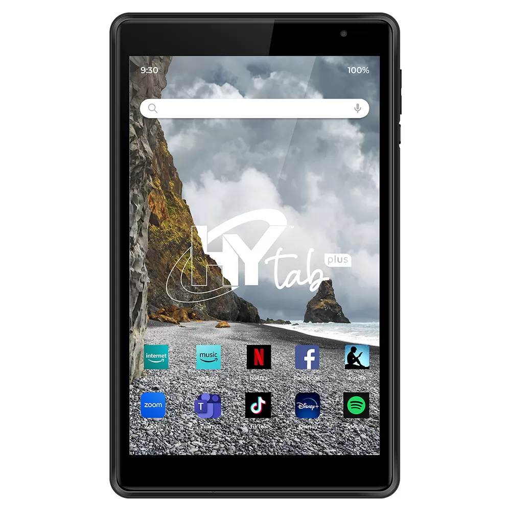 HYTab Plus 8 Pulgadas, Octacore A523, HD IPS 1280x800 G+G, 4GB/64GB, 8MP/13MP, Android 13,AX WiFi,4000 mAh con Protector de Caucho Plástico Incluido–Negro - Imagen 4