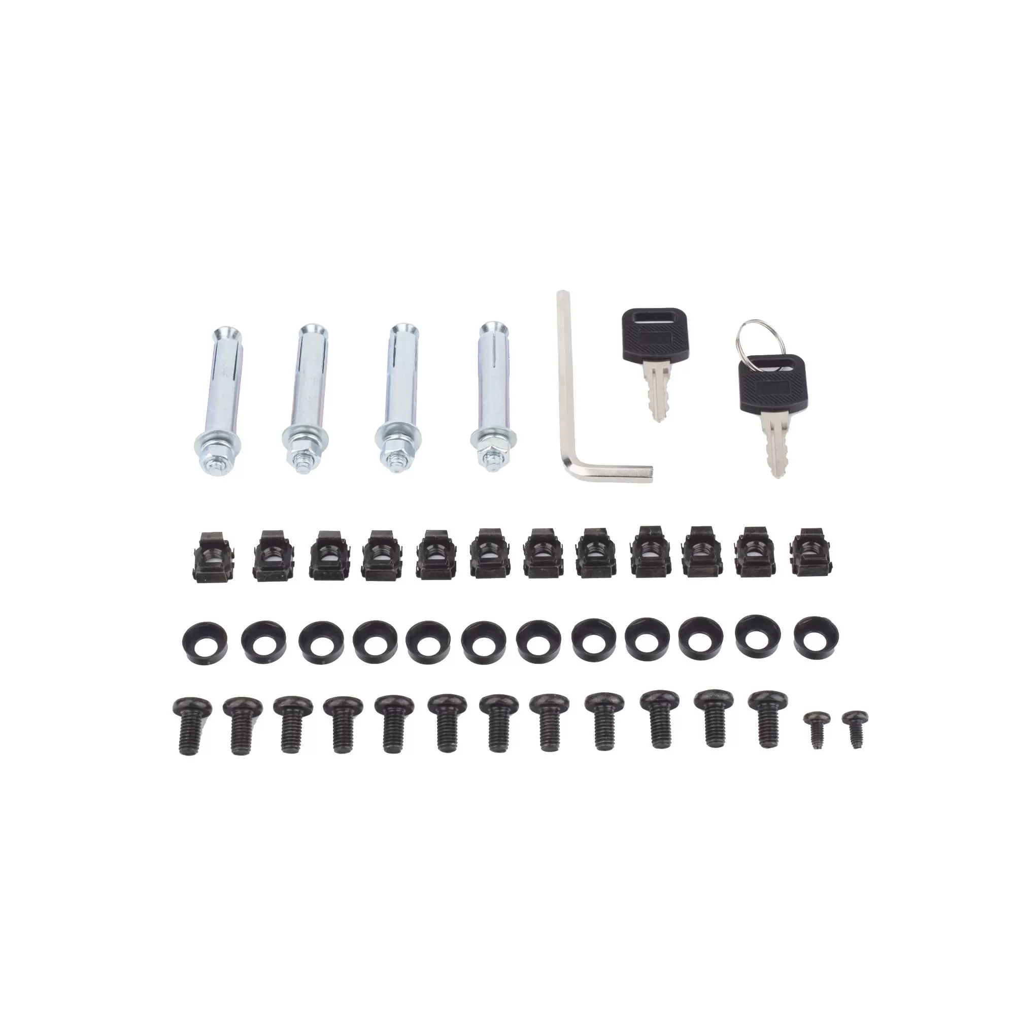 Gabinete para montaje en pared o piso DS-XS6409-S/B, puerta de cristal templado resistente, cuerpo fijo, 9 unidades de rack, 19, fabricado en acero - Imagen 2