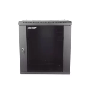 Gabinete para Montaje en Pared - Piso / Puerta de Cristal Templado / Cuerpo Fijo / 12 Unidades de Rack