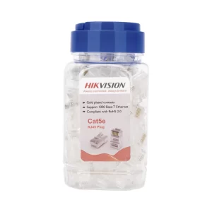 Bote 100 Piezas Plug RJ45/ Cat 5e/ Chapado en Oro a 30 Micras/ Sin Blindaje/ Facil Instalación/ Uso Interior/ Norma TIA-568B/ Cumple con RoHS 2.0