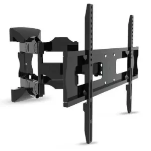 SOPORTE PARA TV, DE PARED ARTICULADO DE 30 A 85 PULGADAS, DOBLE BRAZO, DE ACERO, RESISTENCIA 70KG, NEGRO, 6007808 BROBOTIX