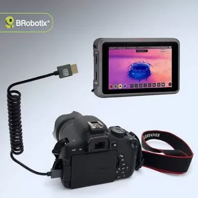 CABLE HDMI V2.0 TIPO ESPIRAL DE 30-80 CM; HDMI MACHO A HDMI MACHO RESOLUCION 8K@60HZ ,406351, BROBOTIX - Imagen 2