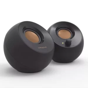 Altavoces Creative Pebble 2.0 alimentados por USB para PC y Laptops negros - MF1680 BK