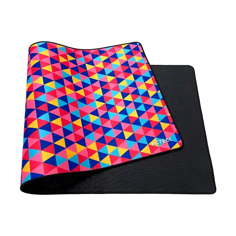 Mouse Pad Vibe Flow Kaleido MT464M ACTECK Advanced Series Tela + Goma, Medidas 80cm x 35cm