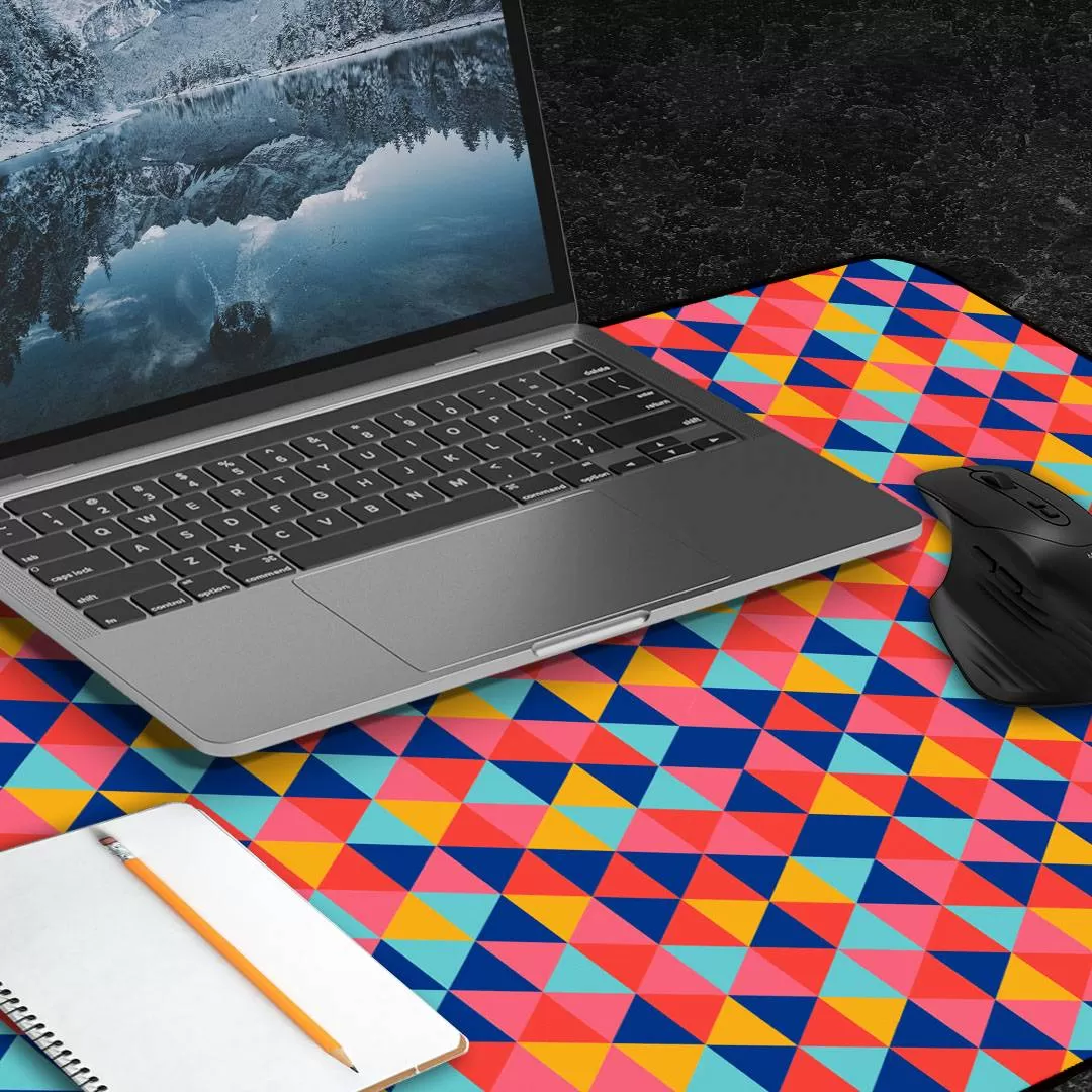 Mouse Pad Vibe Flow Kaleido MT464M ACTECK Advanced Series Tela + Goma, Medidas 80cm x 35cm - Imagen 3