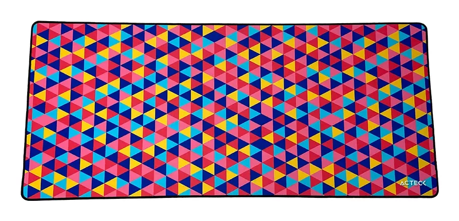 Mouse Pad Vibe Flow Kaleido MT464M ACTECK Advanced Series Tela + Goma, Medidas 80cm x 35cm - Imagen 4