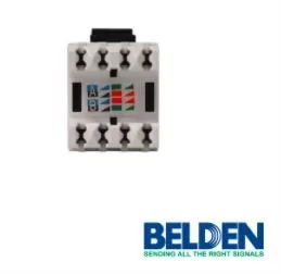 Conector Modular Jack RJ45 BELDEN AX101321, RJ-45, Negro, Cat6