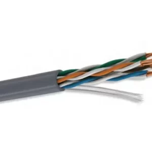 Bobina UTP CAT6 para interior, 4 pares, 23 AWG, bobina de 305 mts, 100% cobre, condumex 66446835 ,color gris