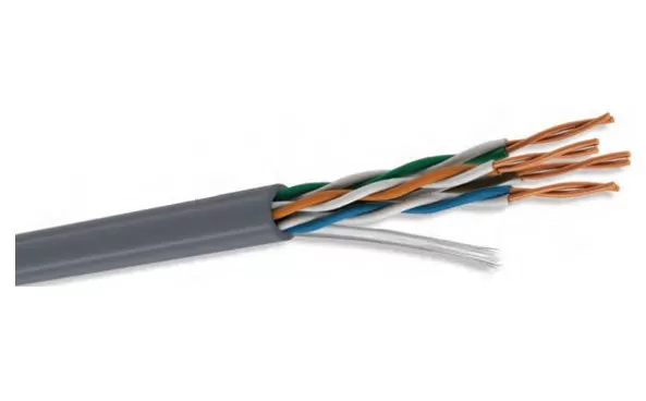 Bobina UTP CAT6 para interior, 4 pares, 23 AWG, bobina de 305 mts, 100% cobre, condumex 66446835 ,color gris