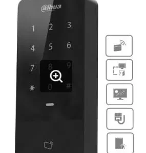 DAHUA ASI1201E-D - Control de Acceso Independiente con Teclado Touch y Tarjetas ID/ 30,000 Usuarios, 60,000 Registros/ TCP/IP/