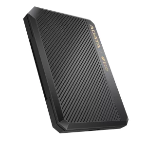 Gabinete externo ADATA EC600 para SSD y Discos Duros 2.5 Pulgadas (7mm y 9.5mm), Interfaz interna SATA, via USB 3.2 Gen2 (10 Gbps). EC600-BCBK, NEGRO