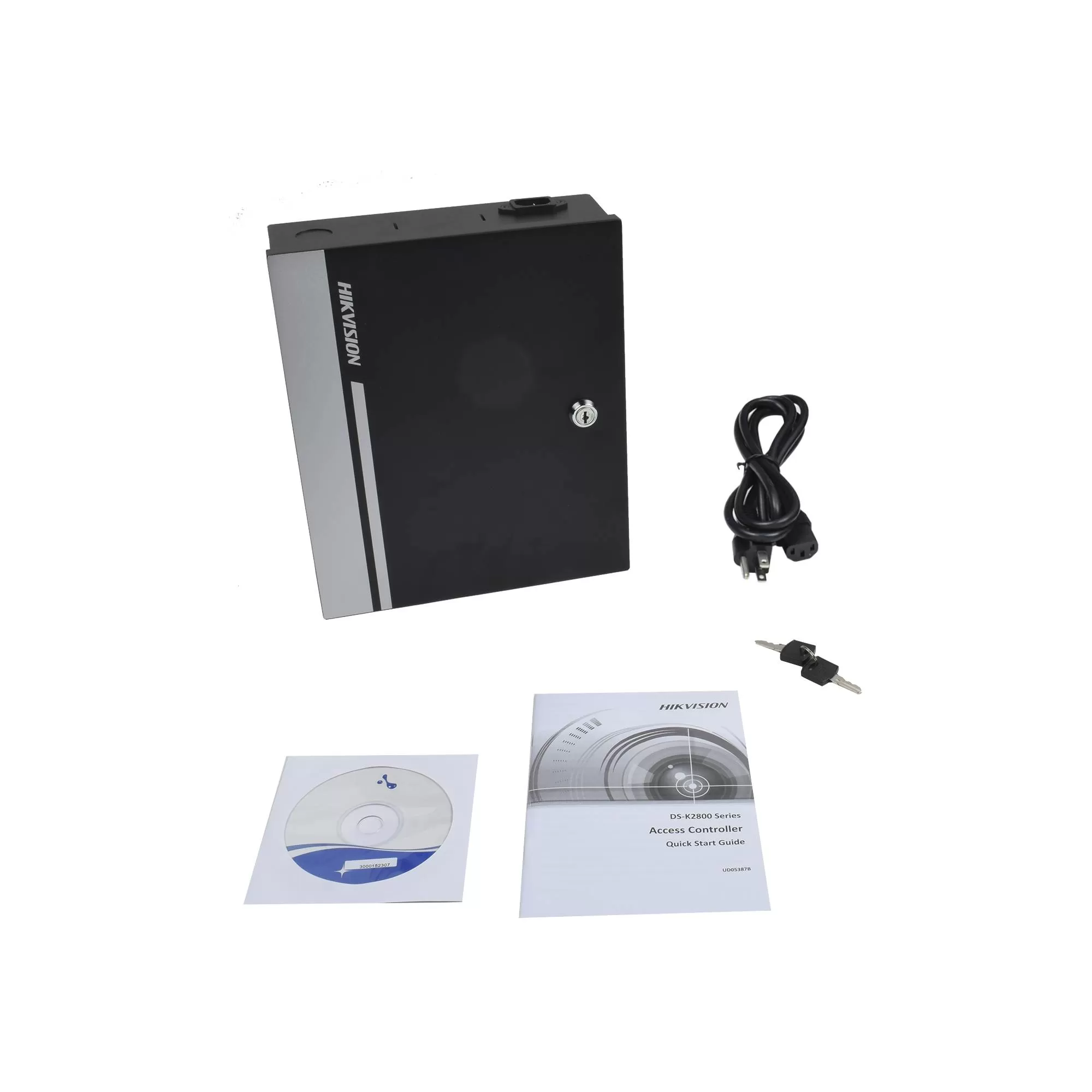 Hikvision DS-K2801, controlador de Acceso 1 Puerta y 2 Lectores, Administración Software FREE, 12Vcc/8A