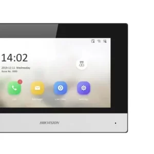 Kit de Videoportero Analógico / IP a 4 Hilos con Función de Llamada a App Hik-Connect / Monitor se Conecta a Internet por Cable o WiFi y por 4 Hilos al Fre