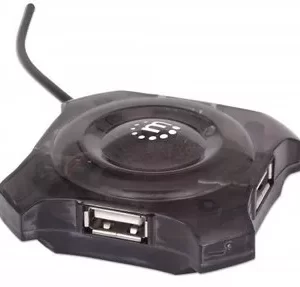 162272 Hub USB 4 puertos, Compatible con todos los puertos y dispositivos USB, 3 años de garantia.