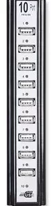 161572 HUB USB de Alta Velocidad de escritorio, 10 puertos, que proveen energía