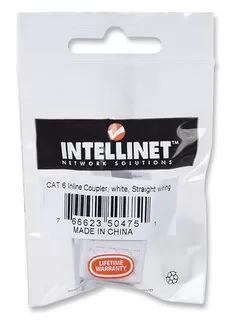 504751 Cople RJ45-RJ45 CAT6, Modular, color Blanco, Para uso con cable de Par Trenzado sin Blindar (UTP) Cat6 - Imagen 2