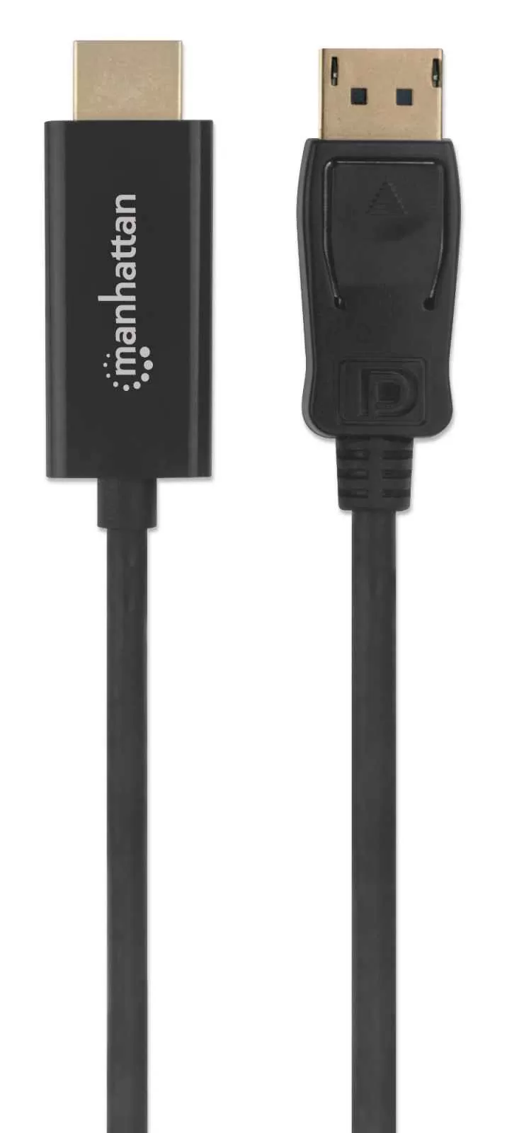 153201 Cable DisplayPort a HDMI 4k, Conector Macho DP a HDMI Macho, Longitud 1.8 m, Color negro. - Imagen 6