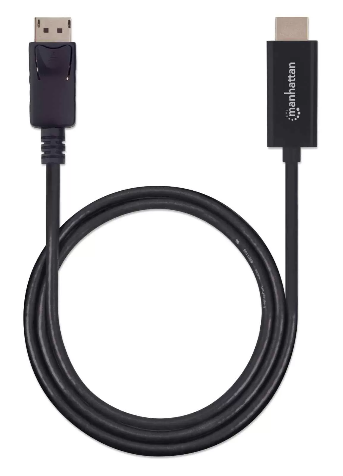 153201 Cable DisplayPort a HDMI 4k, Conector Macho DP a HDMI Macho, Longitud 1.8 m, Color negro. - Imagen 7