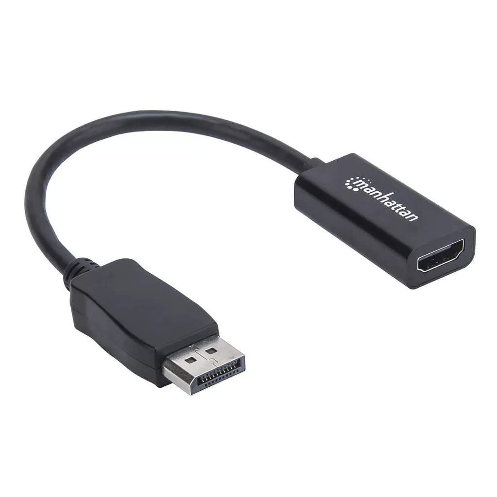 151634 Adaptador Pasivo de DisplayPort Macho a HDMI Hembra, 1080p a 60Hz, Negro; Convierte una señal DisplayPort en una señal HDMI - Imagen 2