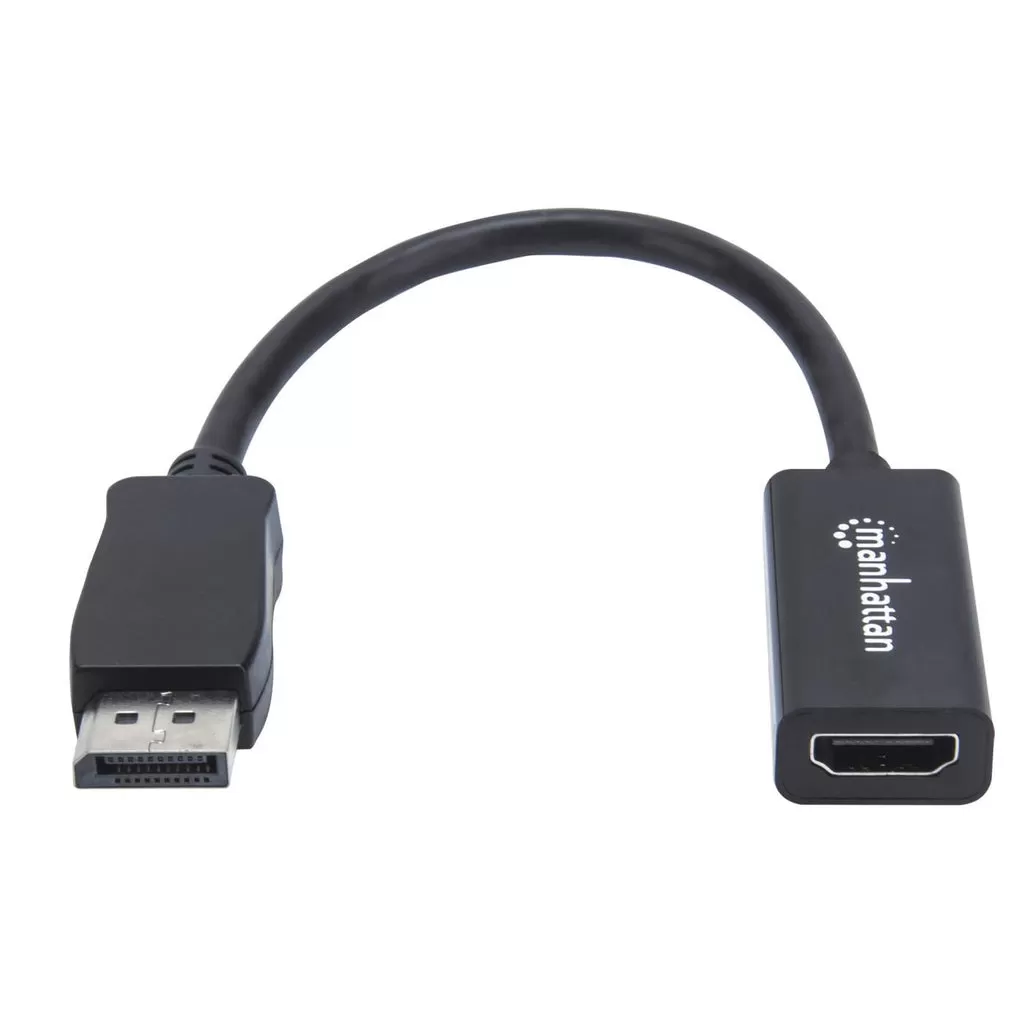 151634 Adaptador Pasivo de DisplayPort Macho a HDMI Hembra, 1080p a 60Hz, Negro; Convierte una señal DisplayPort en una señal HDMI - Imagen 3