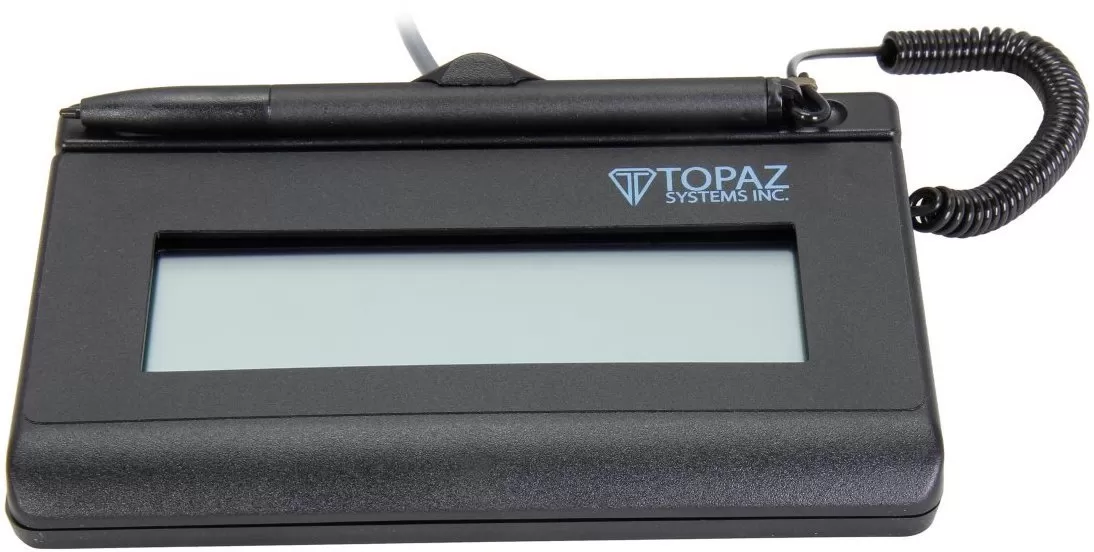 Digitalizador de firmas TOPAZ, negro