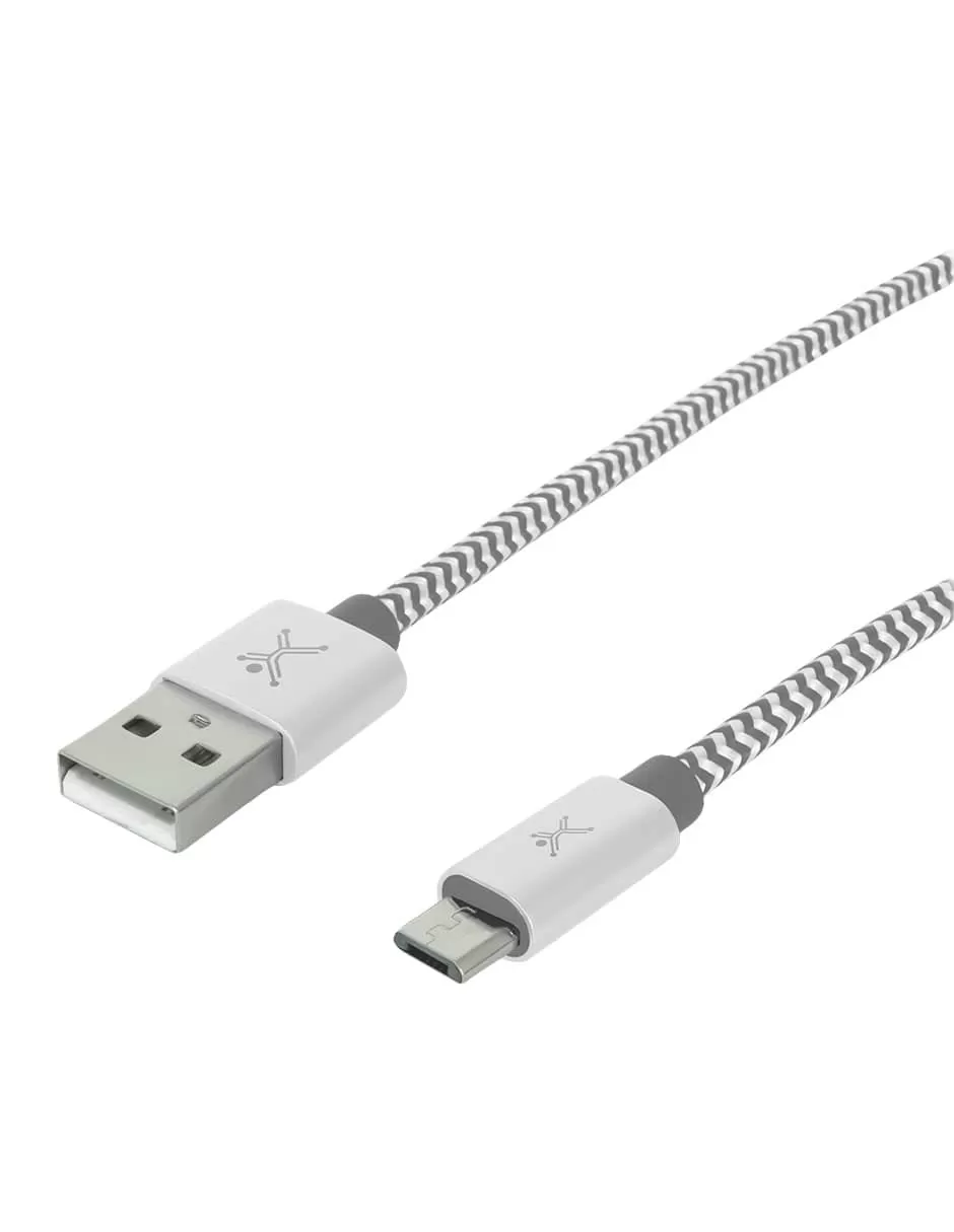 Cable USB A Micro USB PERFECT CHOICE PC-101680 , Plata - Imagen 2