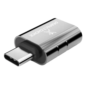 Adaptador USB tipo C a tipo USB A PERFECT CHOICE PC-101291, Negro