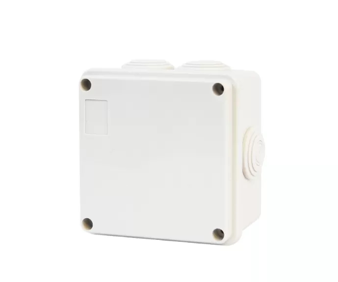 Caja Plástica 100X100X50 Sello de Goma IP55 ENSON ENS-PCB1010, Beige