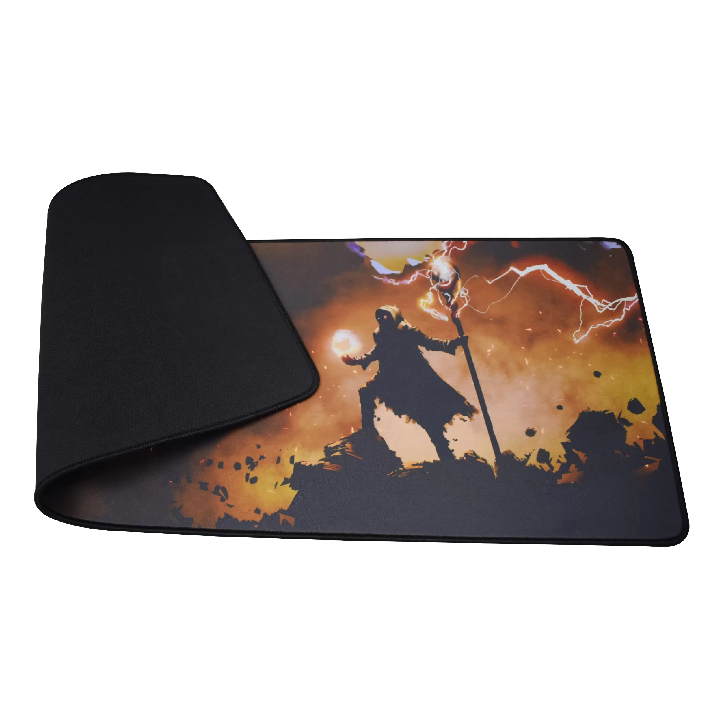 Mousepad Gaming Naceb The Wizard Naceb Technology NA-0957, Cuacho/microfibra/multispandex seda - Imagen 2