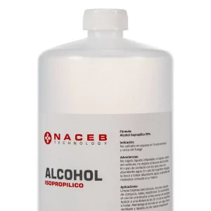 Alcohol isopropílico, 1Lt, Mantenerlo alejado del calor, superficies calinetes, llamas al descubierto y otras fuentes de ignicion,836g,No aplicarlo en equi