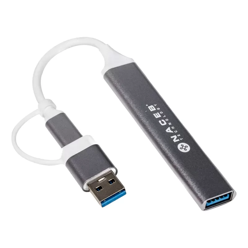 NACEB Hub Usb-C/A A 4 Puertos 1*Usb 3.0, 3*Usb2.0 NA-0124 - Imagen 7