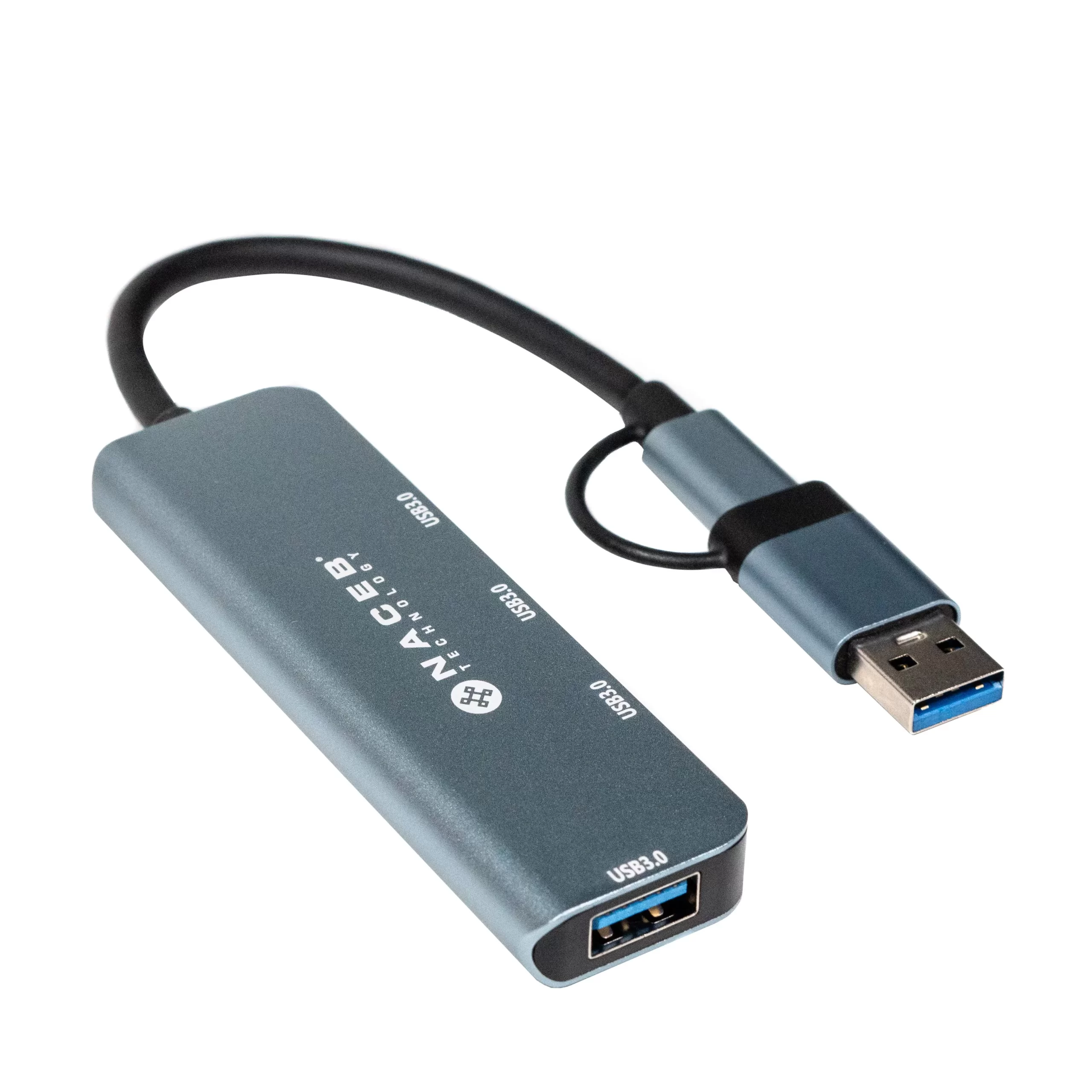 NACEB Hub Usb-C/A A 4 Puertos Usb 3.0 NA-0126 - Imagen 2